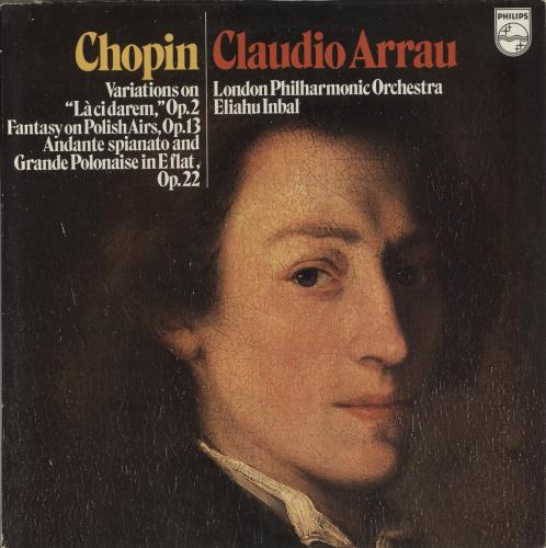 Chopin Variations On "L Ci Darem," Op. 2 / Fantasy On Polish Airs, Op. 13 / Andante Spianato And Grande Po vinyl LP album (LP record) UK CYXLPVA854422