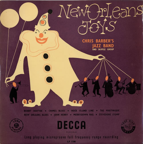 Chris Barber New Orleans Joys 10" vinyl single (10 inch record) UK CHB10NE559876