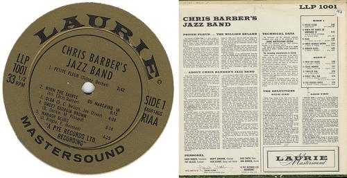 Chris Barber Petite Fleur vinyl LP album (LP record) US CHBLPPE381898