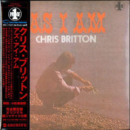 Chris Britton As I Am CD album (CDLP) Japanese 2CBCDAS513276
