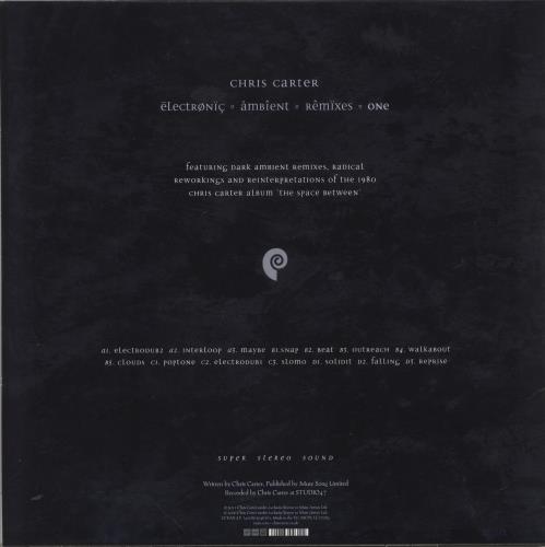 Chris Carter Electronic Ambient Remixes One 2-LP vinyl record set (Double LP Album) UK Y7X2LEL861001