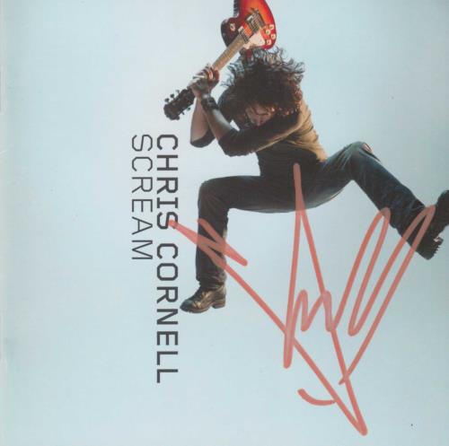 Chris Cornell Scream - Autographed memorabilia UK OLLMMSC722138