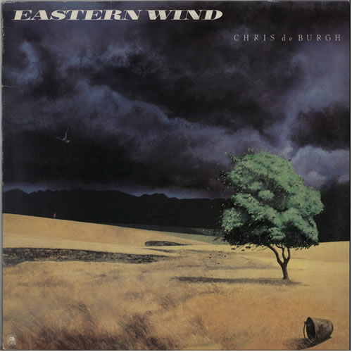 Chris De Burgh Eastern Wind - Gold Promo Stamped vinyl LP album (LP record) UK BURLPEA636368
