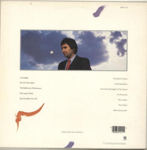 Chris De Burgh Into The Light + merch insert vinyl LP album (LP record) UK BURLPIN698707