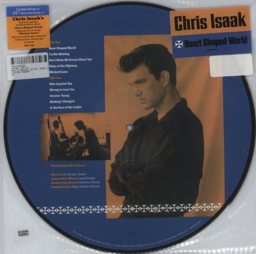 Chris Isaak Heart Shaped World: 35th Anniversary picture disc LP (vinyl picture disc album) US ISAPDHE873685