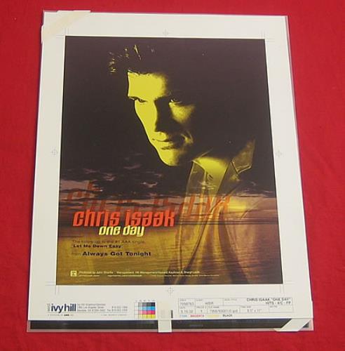 Chris Isaak One Day artwork US ISAARON395561