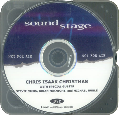 Chris Isaak Soundstage Christmas Special promo DVD-R US ISADRSO522844