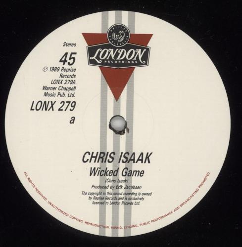 Chris Isaak Wicked Game 12" vinyl single (12 inch record / Maxi-single) UK ISA12WI774514