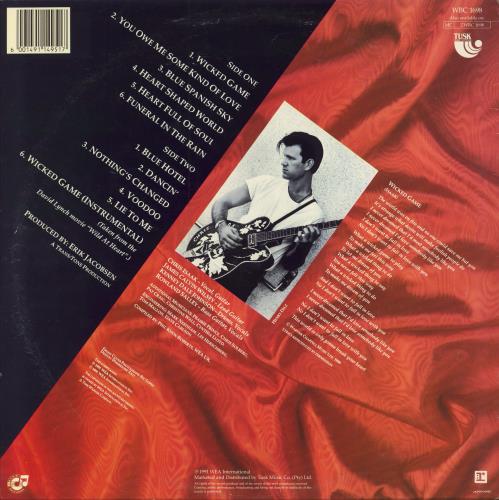 Chris Isaak Wicked Game vinyl LP album (LP record) South African ISALPWI783219