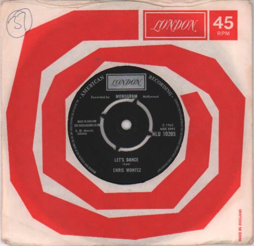 Chris Montez Let's Dance 7" vinyl single (7 inch record / 45) UK CTZ07LE564804