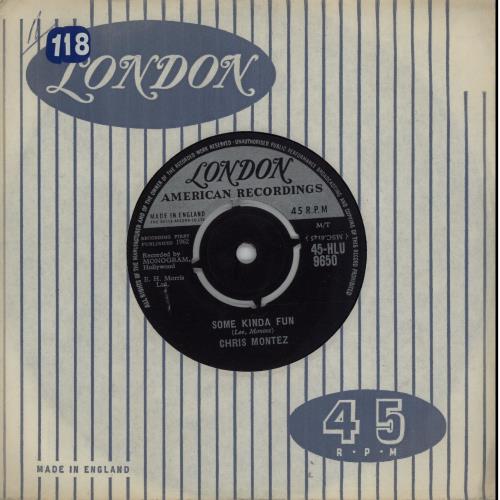 Chris Montez Some Kinda Fun 7" vinyl single (7 inch record / 45) UK CTZ07SO646795