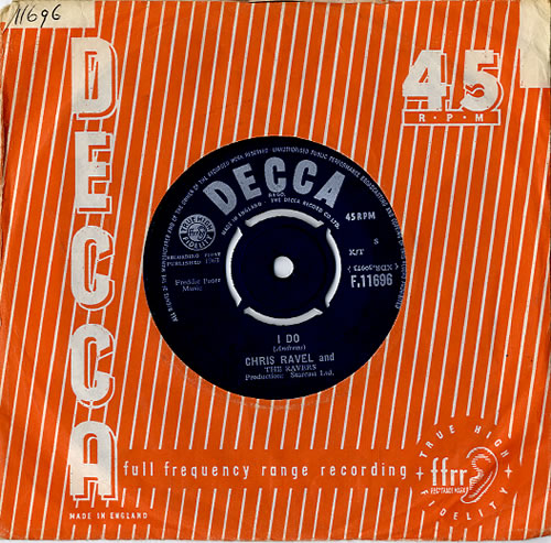 Chris Ravel And The Ravers I Do 7" vinyl single (7 inch record / 45) UK F3V07ID611916