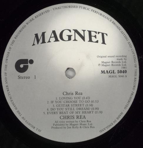 Chris Rea Chris Rea vinyl LP album (LP record) UK REALPCH245144