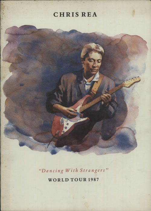 Chris Rea Dancing With Strangers - World Tour 1987 tour programme UK REATRDA44616