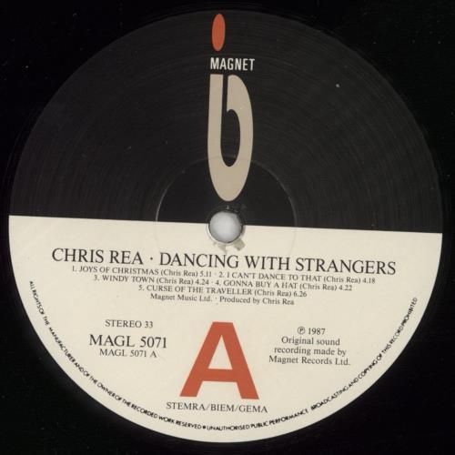 Chris Rea Dancing With Strangers vinyl LP album (LP record) UK REALPDA760038
