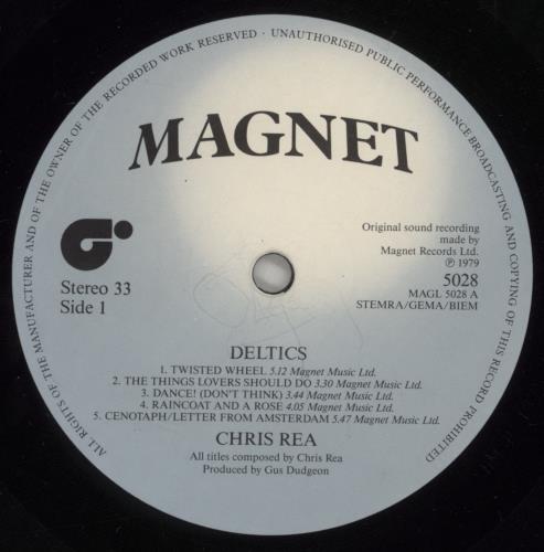 Chris Rea Deltics - 2nd vinyl LP album (LP record) UK REALPDE769187