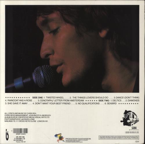 Chris Rea Deltics vinyl LP album (LP record) German REALPDE862949