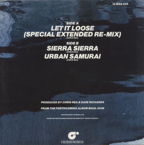 Chris Rea Let It Loose 12" vinyl single (12 inch record / Maxi-single) UK REA12LE154275