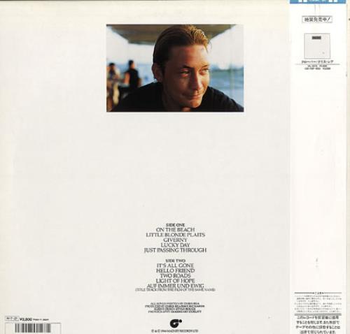 Chris Rea On The Beach vinyl LP album (LP record) Japanese REALPON134411