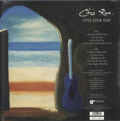 Chris Rea One Fine Day + CD - Shrink vinyl LP album (LP record) UK REALPON876461