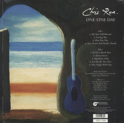 Chris Rea One Fine Day - Shrink vinyl LP album (LP record) UK REALPON882488