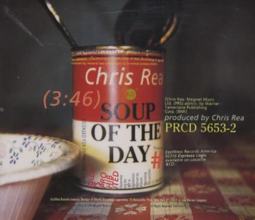 Chris Rea Soup Of The Day CD single (CD5 / 5") US REAC5SO30032