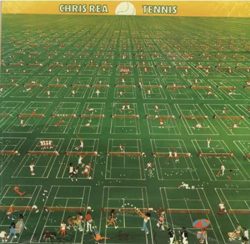 Chris Rea Tennis + Press Pack vinyl LP album (LP record) US REALPTE389672