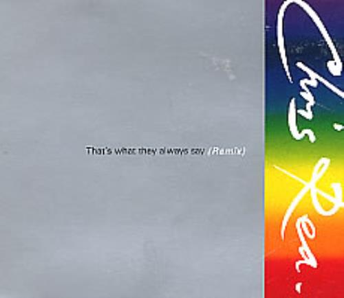 Chris Rea That's What They Always Say CD single (CD5 / 5") UK REAC5TH64966