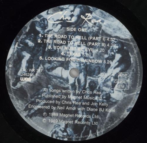 Chris Rea The Road To Hell vinyl LP album (LP record) UK REALPTH219060