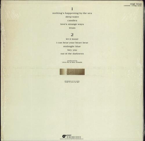 Chris Rea Water Sign - shrink vinyl LP album (LP record) UK REALPWA770049