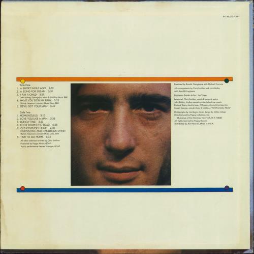 Chris Smither I'm A Stranger Too! vinyl LP album (LP record) US CS3LPIM788535