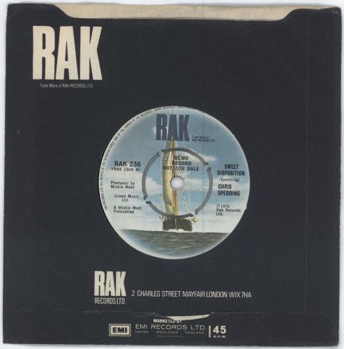 Chris Spedding Guitar Jamboree - 'A' Label 7" vinyl single (7 inch record / 45) UK C\G07GU785343