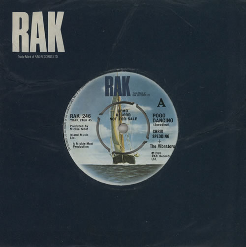 Chris Spedding Pogo Dancing 7" vinyl single (7 inch record / 45) UK C\G07PO569346