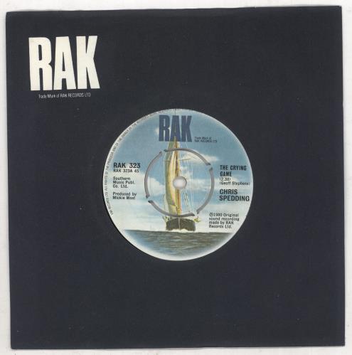 Chris Spedding The Crying Game 7" vinyl single (7 inch record / 45) UK C\G07TH738702