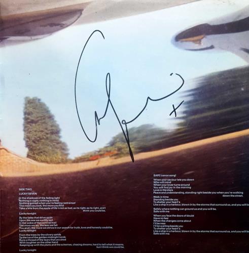 Chris Squire Fish Out Of Water - Autographed vinyl LP album (LP record) UK CSQLPFI700950