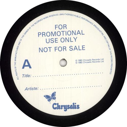 Chris Stein Wild Style Theme Rap 1 & 2 - White Label 12" vinyl single (12 inch record / Maxi-single) UK CEI12WI745878