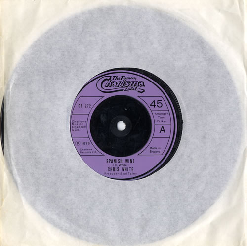 Chris White Spanish Wine 7" vinyl single (7 inch record / 45) UK CIW07SP565707