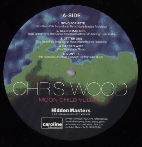 Chris Wood Moon Child Vulcan vinyl LP album (LP record) UK CWILPMO874070