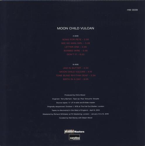 Chris Wood Moon Child Vulcan vinyl LP album (LP record) UK CWILPMO874070