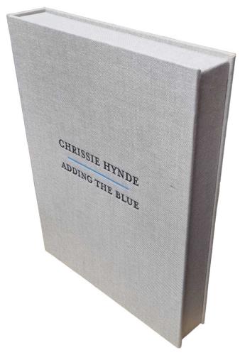 Chrissie Hynde Adding The Blue - Autographed book UK HYNBKAD812531