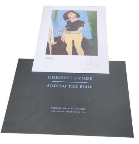 Chrissie Hynde Adding The Blue - Autographed book UK HYNBKAD812531