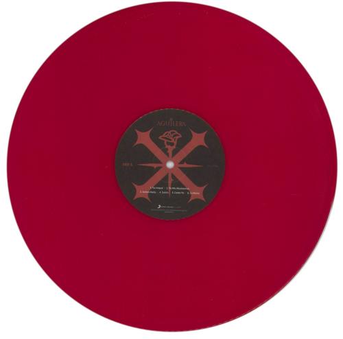 Christina Aguilera Aguilera - Red Vinyl 2-LP vinyl record set (Double LP Album) UK AAG2LAG854962