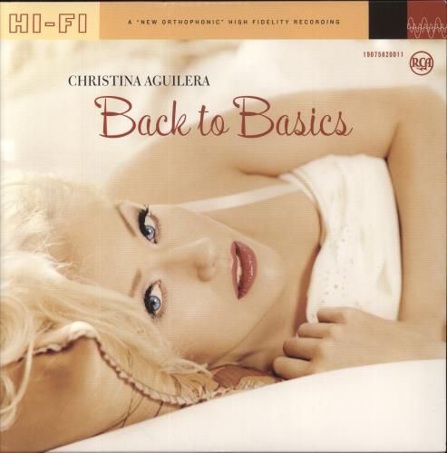 Christina Aguilera Back To Basics - Red Vinyl 2-LP vinyl record set (Double LP Album) US AAG2LBA857493