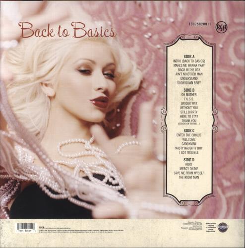 Christina Aguilera Back To Basics - Red Vinyl 2-LP vinyl record set (Double LP Album) US AAG2LBA857493