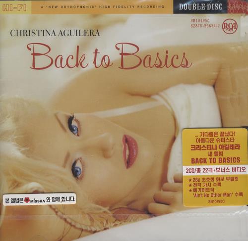 Christina Aguilera Back To Basics 2 CD album set (Double CD) Korean AAG2CBA378890