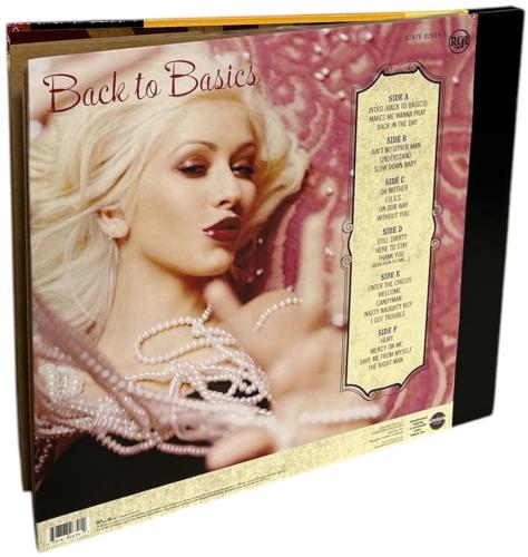 Christina Aguilera Back To Basics 3-LP vinyl record set (Triple LP Album) US AAG3LBA863707