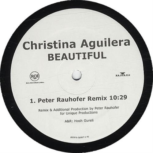 Christina Aguilera Beautiful 12" vinyl single (12 inch record / Maxi-single) US AAG12BE245662