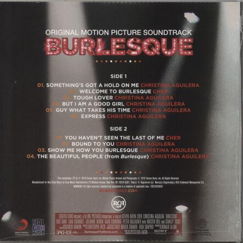 Christina Aguilera Burlesque - Smoky Silk Stocking Vinyl - Sealed vinyl LP album (LP record) US AAGLPBU880316