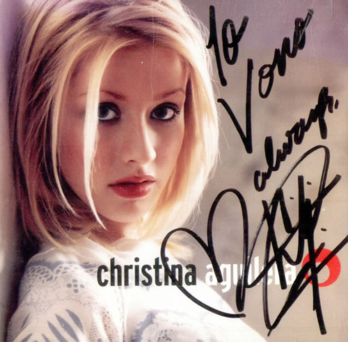 Christina Aguilera Christina Aguilera - Autographed CD album (CDLP) US AAGCDCH499704