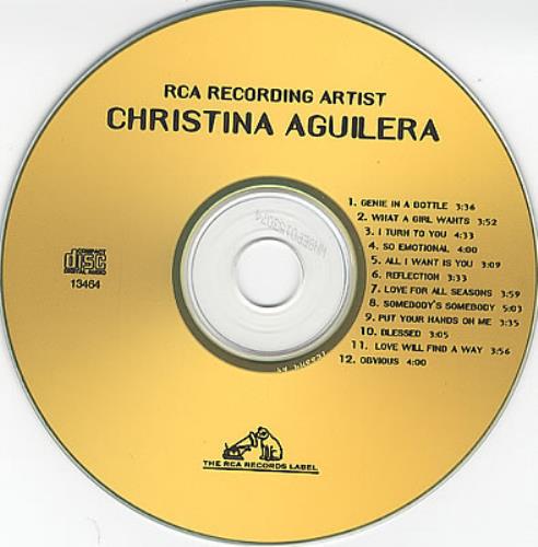 Christina Aguilera Christina Aguilera CD-R acetate US AAGCRCH190817